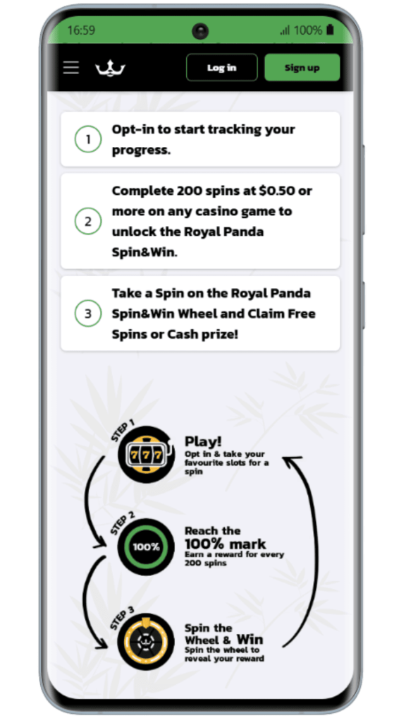 Royal Panda Casino Loyalty Program