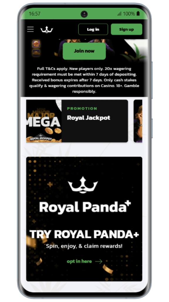 Legal Royal Panda Casino